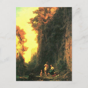 Vintage Motive - Spitzweg - Badende Frauen Postkarte