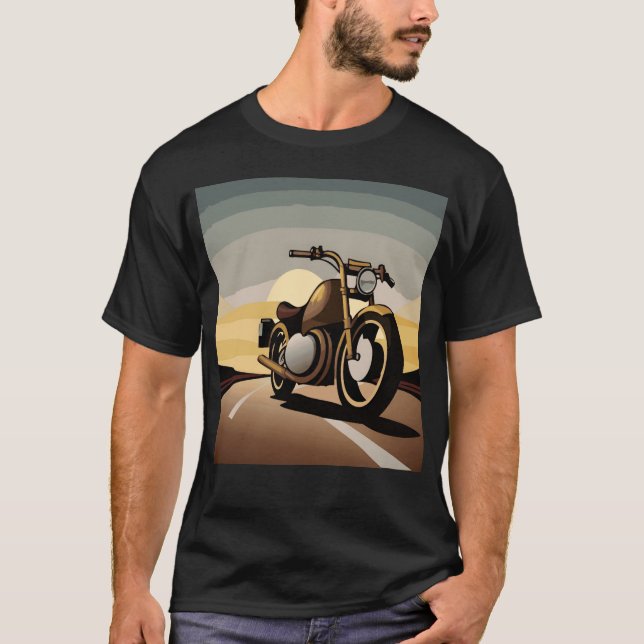 Vintage motorcycle lover friends T-Shirt (Vorderseite)