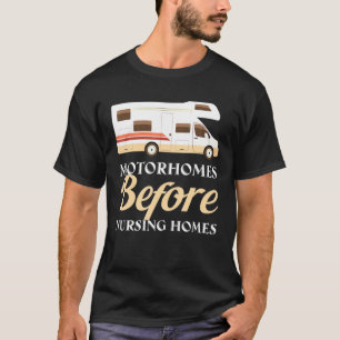 Vintage Motorhäuser vor den Zuhause Rv Camping T-Shirt
