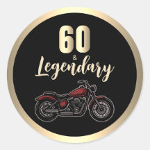 Vintage-Motorrad 60. Geburtstags-Bike