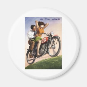 Vintage-Motorrad Magnet