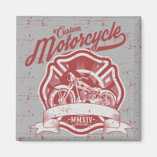 Vintage-Motorrad-Magnet Magnet