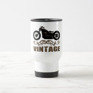Vintage-Motorrad Reisebecher
