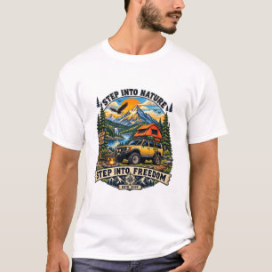 Vintage-Motorrad-Roadtrip-T-Shirt Klassisches Am T-Shirt