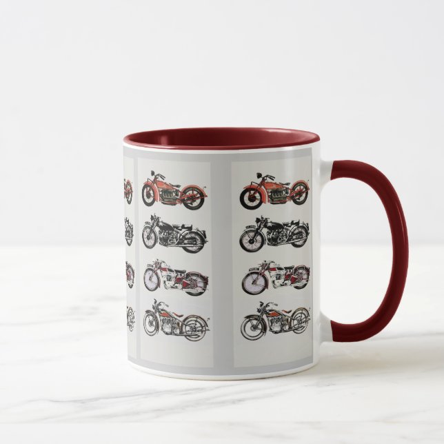 VINTAGE MOTORRÄDER TASSE (Rechts)
