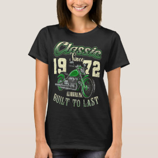 Vintage Motorradfahrer Motorrad Geburtstag Geboren T-Shirt