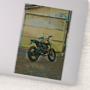 Vintage Motorradkunst Aufkleber