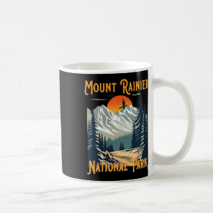 Vintage Mount Rainier Nationalpark Souvenir Wander Kaffeetasse