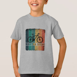 Vintage-Mountainbike-Fahren T-Shirt