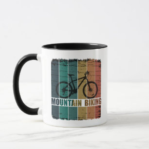 Vintage-Mountainbike-Fahren Tasse