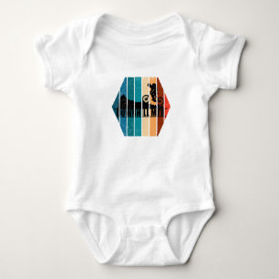 Vintage-MTB-Downhill-Mountainbiking Baby Strampler