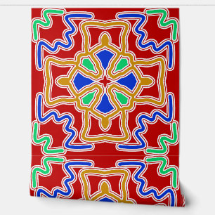 Vintage-Multicolor-"Ratti_Creative_Arts"-Tapete Tapete