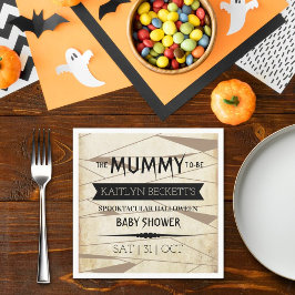 Vintage Mummy | Halloween-Kinderdusche Serviette