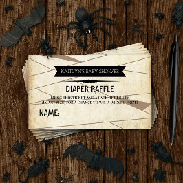 Vintage Mummy | Halloween-Kinderduschmaschine Begleitkarte