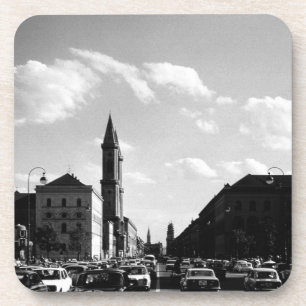 Vintage München ludwigstraße Universitätskirche Getränkeuntersetzer