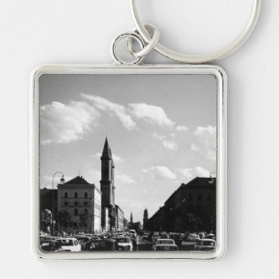 Vintage Münchner Ludwigstraße Schlüsselanhänger