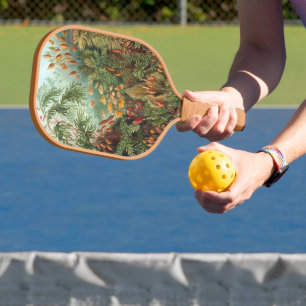 Vintage Muscinae, Moospflanzen von Ernst Haeckel Pickleball Schläger