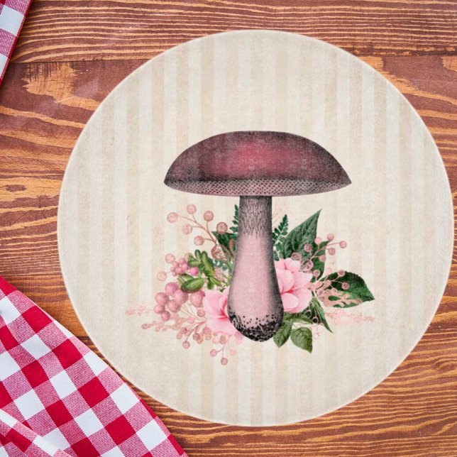 Vintage Mushroom and Floral Compilation  Schneidebrett (Von Creator hochgeladen)
