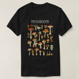 Vintage Mushroom-Übersicht T-Shirt