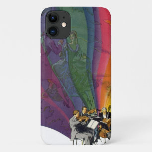 Vintage Music Rainbow, viktorianisches Paar beim T Case-Mate iPhone Hülle