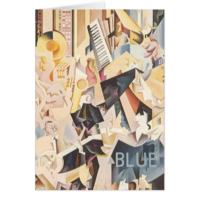 Vintage Musik, Art Deco Jazz, Rhapsody in Blue (Vorne)