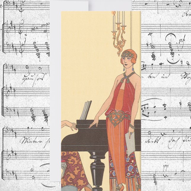 Vintage Musik, Art Deco Pianist Musiker Sänger (Von Creator hochgeladen)