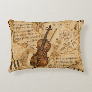 Vintage Musik Dekokissen