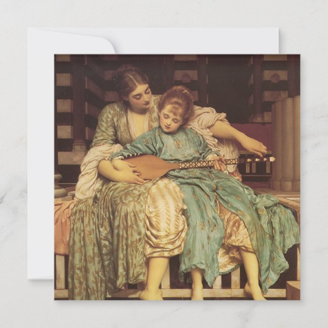 Vintage MusikErwägung Einladung (Vorderseite)