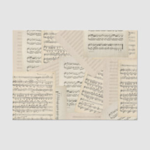 Vintage Musikkomposition Seidenpapier