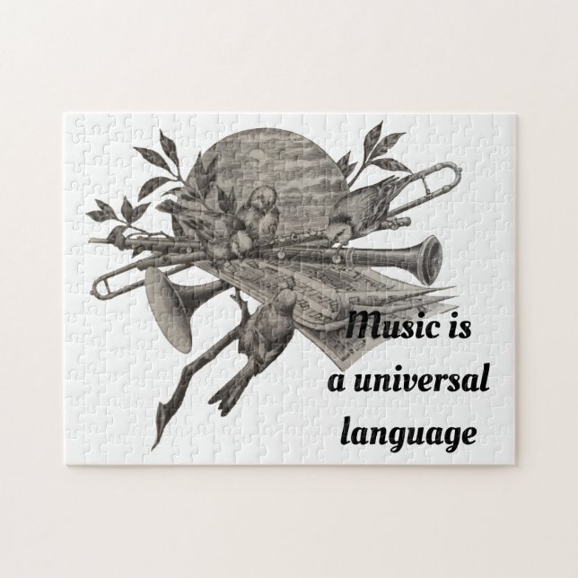 Vintage Musikliebhaber - Musikinstrumente (Horizontal)