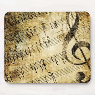 Vintage Musikpartie Mousepad