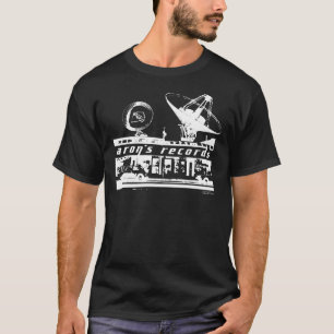 Vintage-Musikplattenladen-Übertragungsgrafik T- T-Shirt