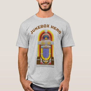 Vintage-Musikplayer Jukebox-Held T-Shirt