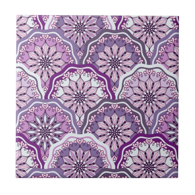 Vintage-Muster Fliese (Vorderseite)