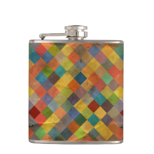 Vintage-Muster. Geometrisch. Flachmann
