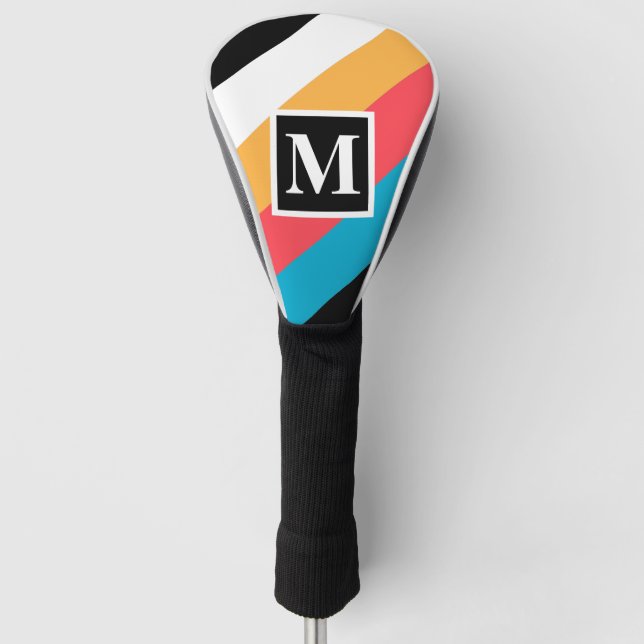Vintage-Muster Golf Headcover (Vorderseite)