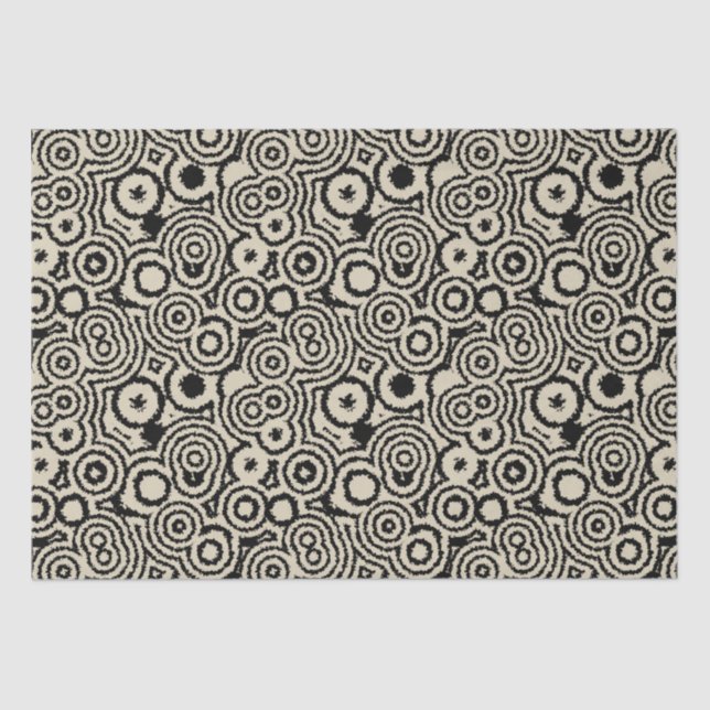 Vintage Muster Seidenpapier (Vorderseite)