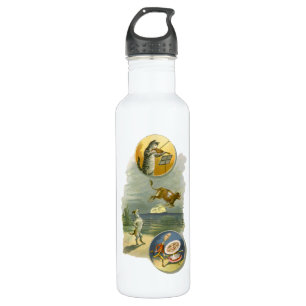 Vintage-Mutter-Gans-Kinderreim Hey Diddle Edelstahlflasche