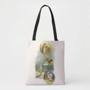 Vintage-Mutter-Gans-Kinderreim Hey Diddle Tasche