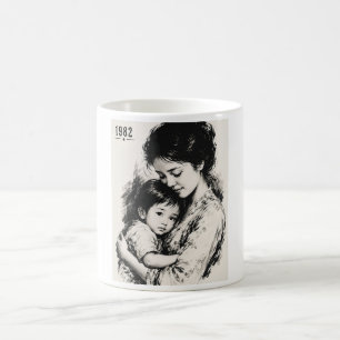 Vintage Mutter & Kind 1982 Verwandlungstasse