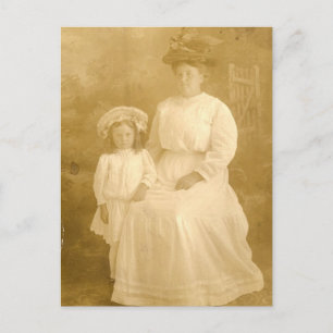 Vintage Mutter und Kind Postkarte