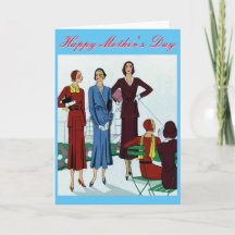 Vintage Muttertagskarte