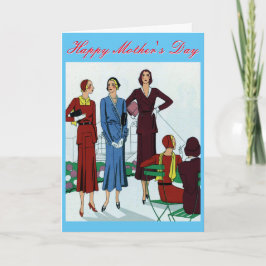 Vintage Muttertagskarte Karte