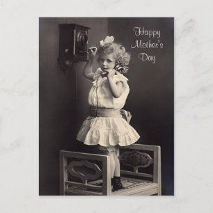 Vintage-Muttertagspostkarte Postkarte