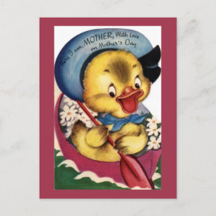 Vintage-Muttertagspostkarte Postkarte