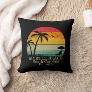 Vintage Myrtle Beach South Carolina Kissen