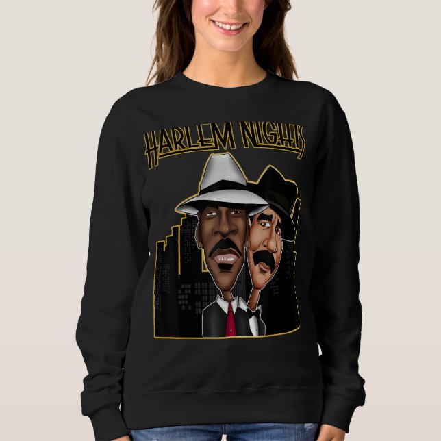 Vintage Nächte in Harlem Sweatshirt (Vorderseite)