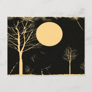 Vintage Nachts-Postkarten Postkarte