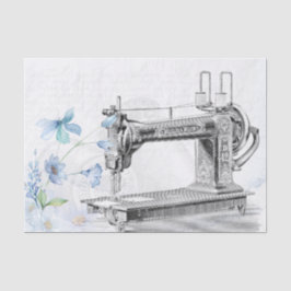 Vintage Nähmaschine Seidenpapier