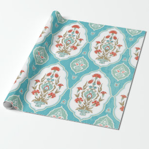 Vintage, nahtlose Blumenmuster im orientalischen S Geschenkpapier